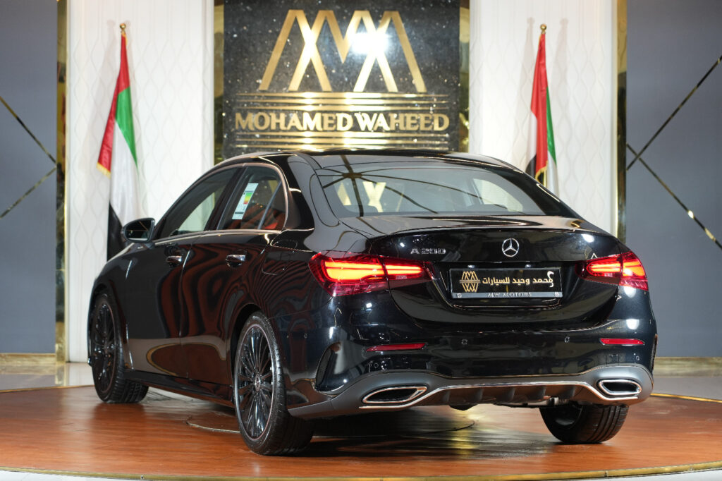 2025 Mercedes Benz A 200 Black Red