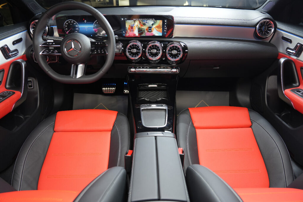 2025 Mercedes Benz A 200 Black Red