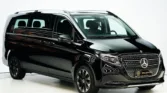 2026 Mercedes Benz V 300 Avantgarde Black Black Front View Angle