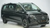2026 Mercedes Benz V 300 Avantgarde Black White Front View Angle