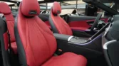 2026 Mercedes Benz CLE 200 Cabriolet Black Red Rear Front Seats
