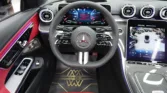 2026 Mercedes Benz CLE 200 Cabriolet Black Red Steer Wheel