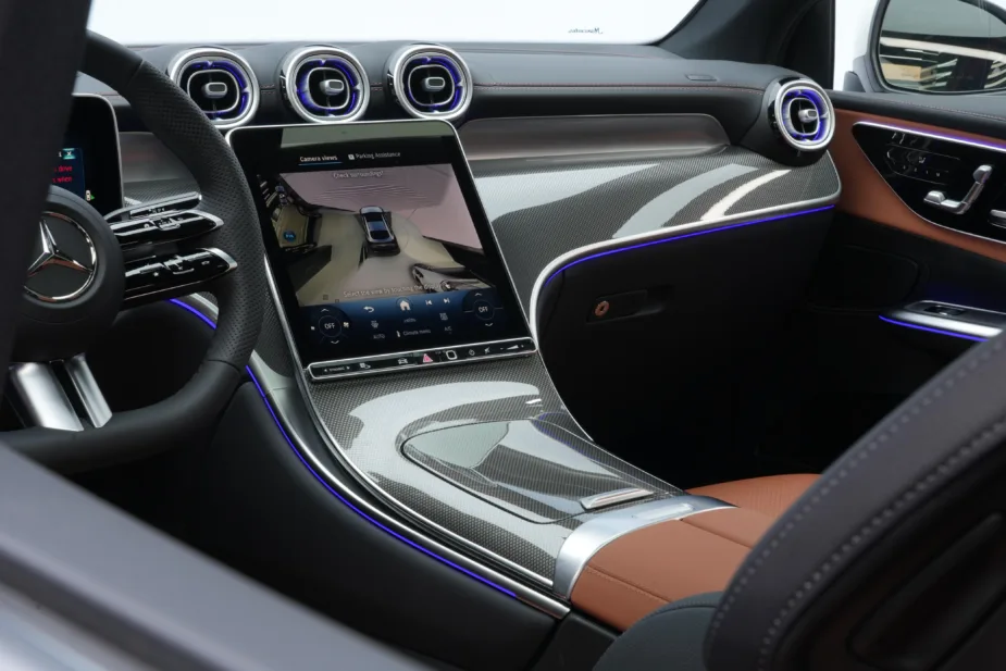 New 2026 Mercedes-Benz GLC 200 Coupe White Tan