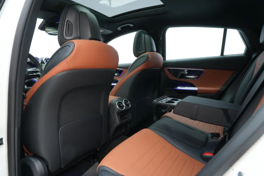 New 2026 Mercedes-Benz GLC 200 Coupe White Tan