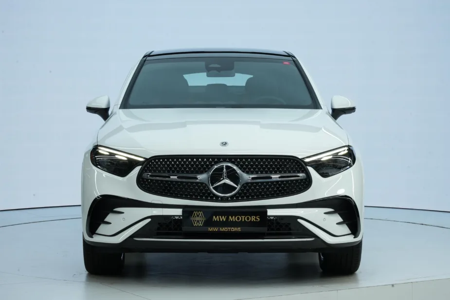 New 2026 Mercedes-Benz GLC 200 Coupe White Tan