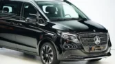 2026 Mercedes Benz V 300 Avantgarde Black Black Front View Angle Zoom