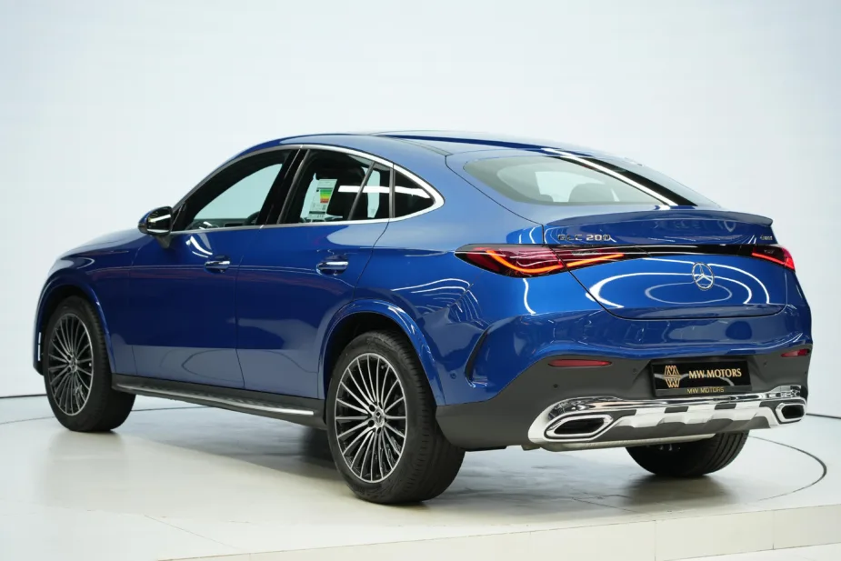 New 2026 Mercedes-Benz GLC 200 Coupe Blue Black