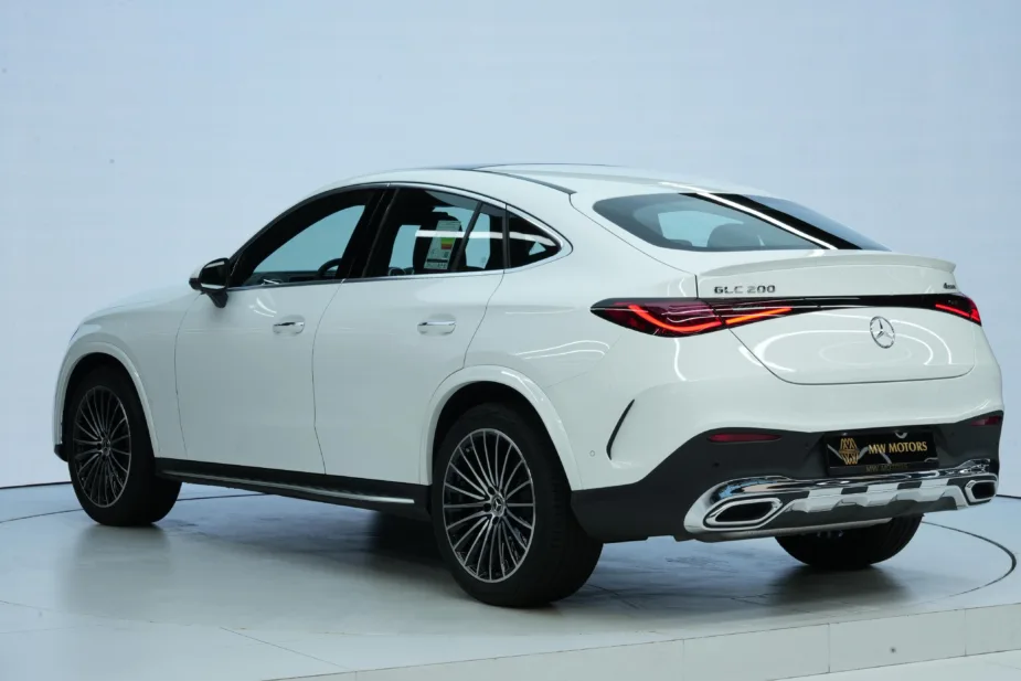 New 2026 Mercedes-Benz GLC 200 Coupe White Tan