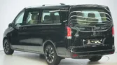 2026 Mercedes Benz V 300 Avantgarde Black White Rear View Angled