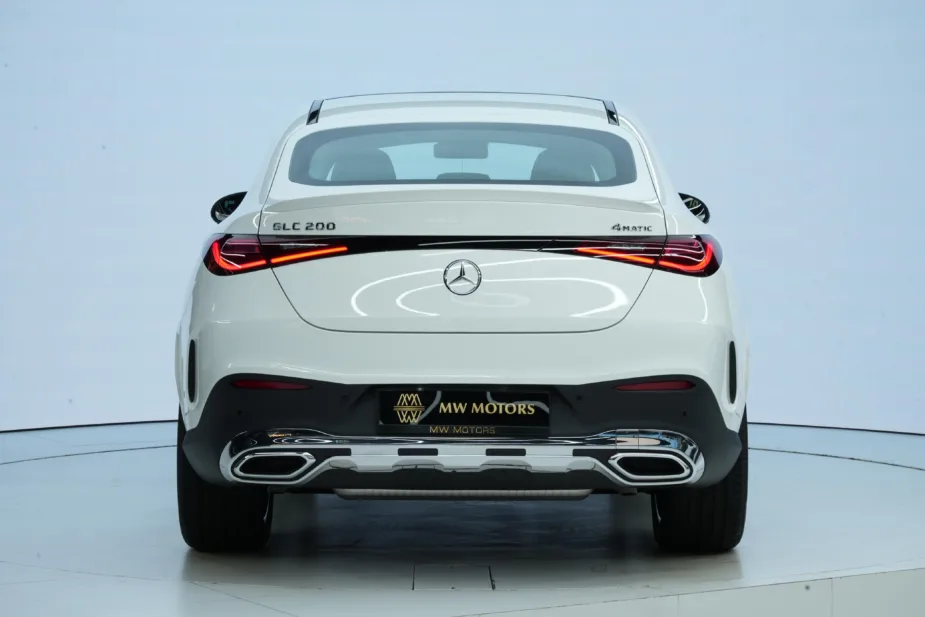 New 2026 Mercedes-Benz GLC 200 Coupe White Tan