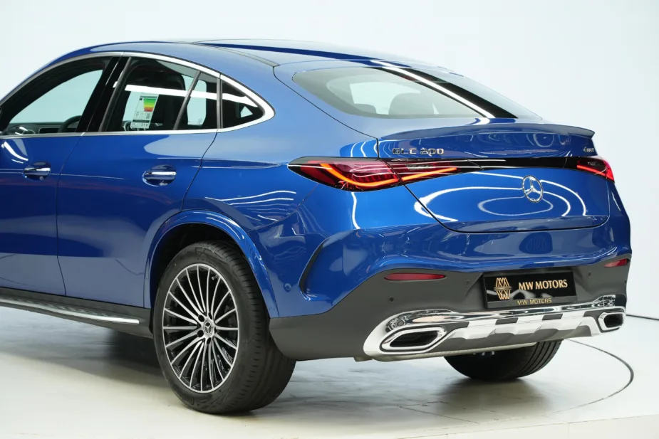 New 2026 Mercedes-Benz GLC 200 Coupe Blue Black