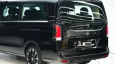 2026 Mercedes Benz V 300 Avantgarde Black Black Rear View Angle Zoom