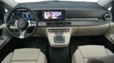 2026 Mercedes Benz V 300 Avantgarde Black White Front Seats